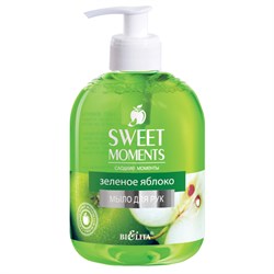 Жидкое мыло SWEET MOMENTS "Зеленое яблоко", 500мл - фото 9350